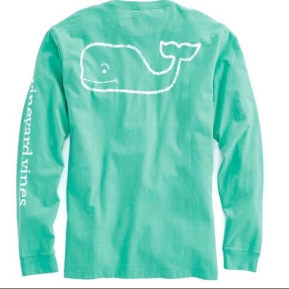 Vineyard Vines Mint Green Pocket Tee